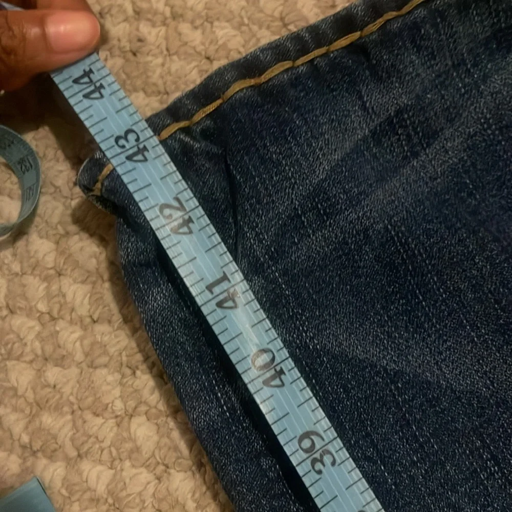 True Religion Dark Blue Straight Leg Jeans - Picture 11 of 12